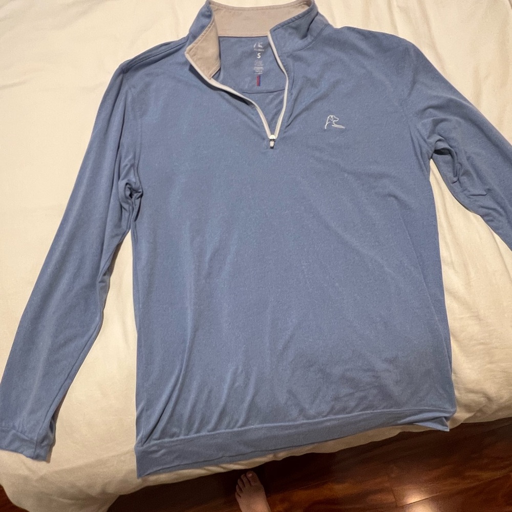 Men’s Rhoback Blue Quarter-Zip Pullover